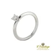 ANILLOS DE COMPROMISO Sortija solitario platino peso 0,21 cts.