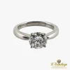 ANILLOS DE COMPROMISO Sortija solitario oro blanco color h. Pureza vs1 y peso 2,03 cts.