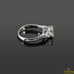 ANILLOS DE COMPROMISO Sortija oro blanco y diamantes.