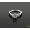ANILLOS DE COMPROMISO Sortija solitario oro blanco y diamantes color f, pureza si2 y peso 0,95 cts.