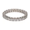 ANILLOS / SORTIJAS Alianza catalana en oro blanco con brillantes. Talla 14.
