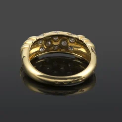 ANILLOS / SORTIJAS Anillo cartier oro amarillo y diamantes. Talla 54.