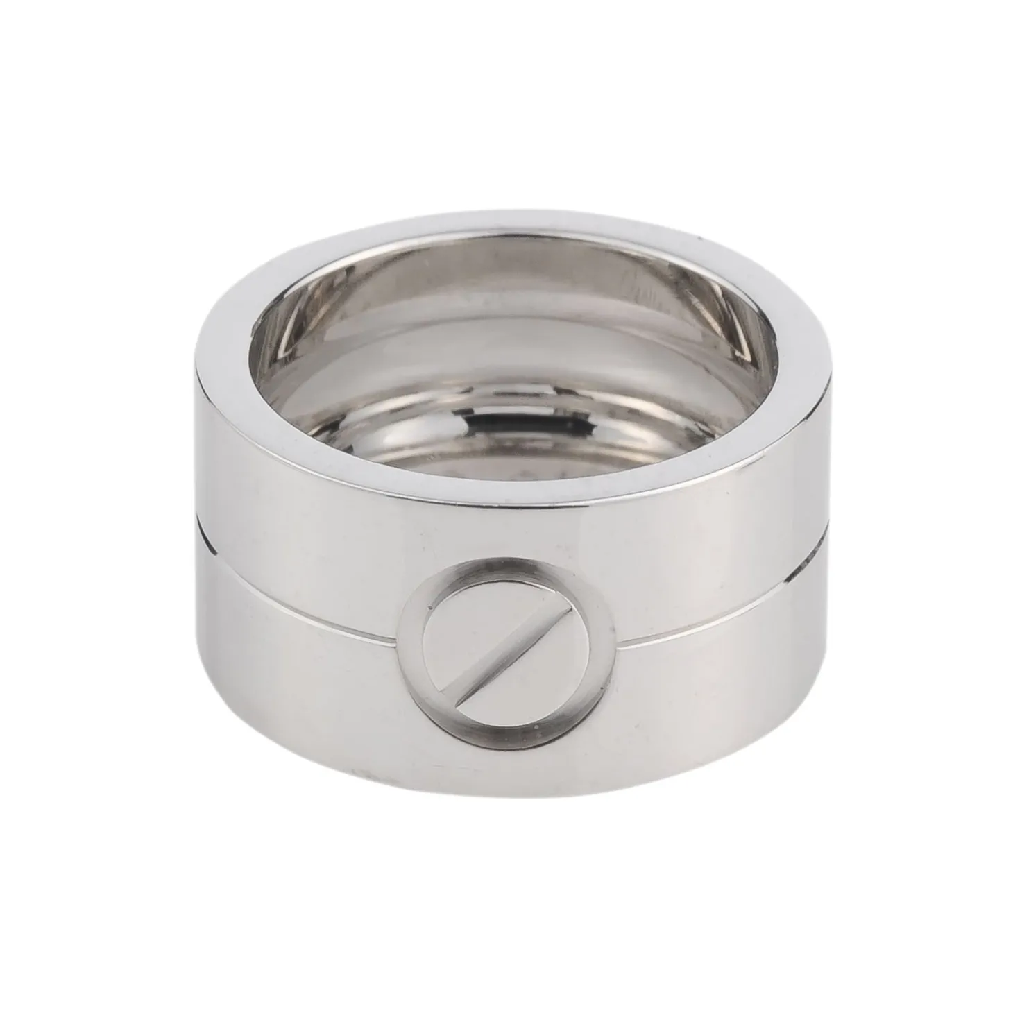 ANILLOS / SORTIJAS Anillo love oro blanco ancho