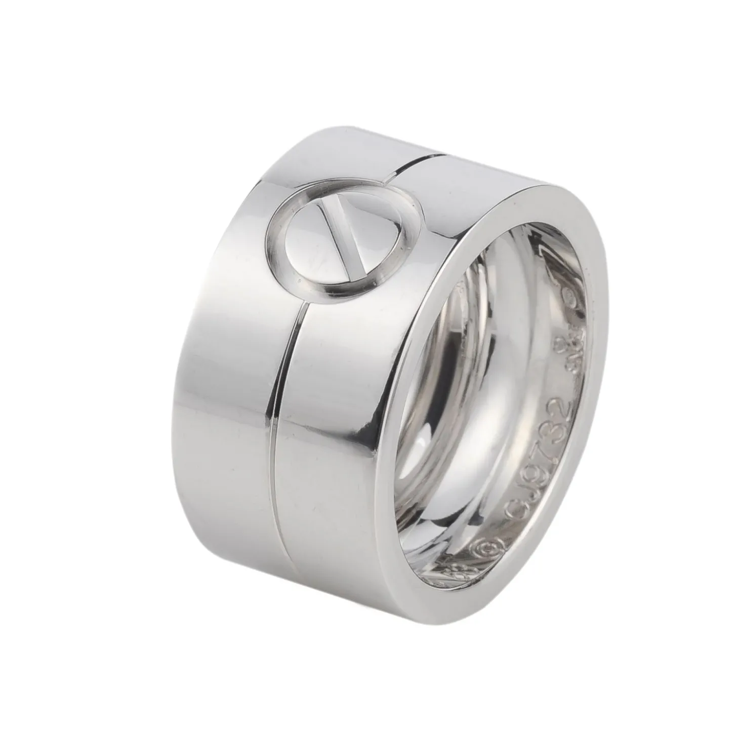 ANILLOS / SORTIJAS Anillo love oro blanco ancho
