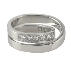 ANILLOS / SORTIJAS Anillo nouvelle vague oro blanco y diamantes. Talla 52.