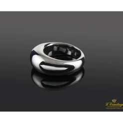 ANILLOS / SORTIJAS Anillo oro blanco liso media caña.