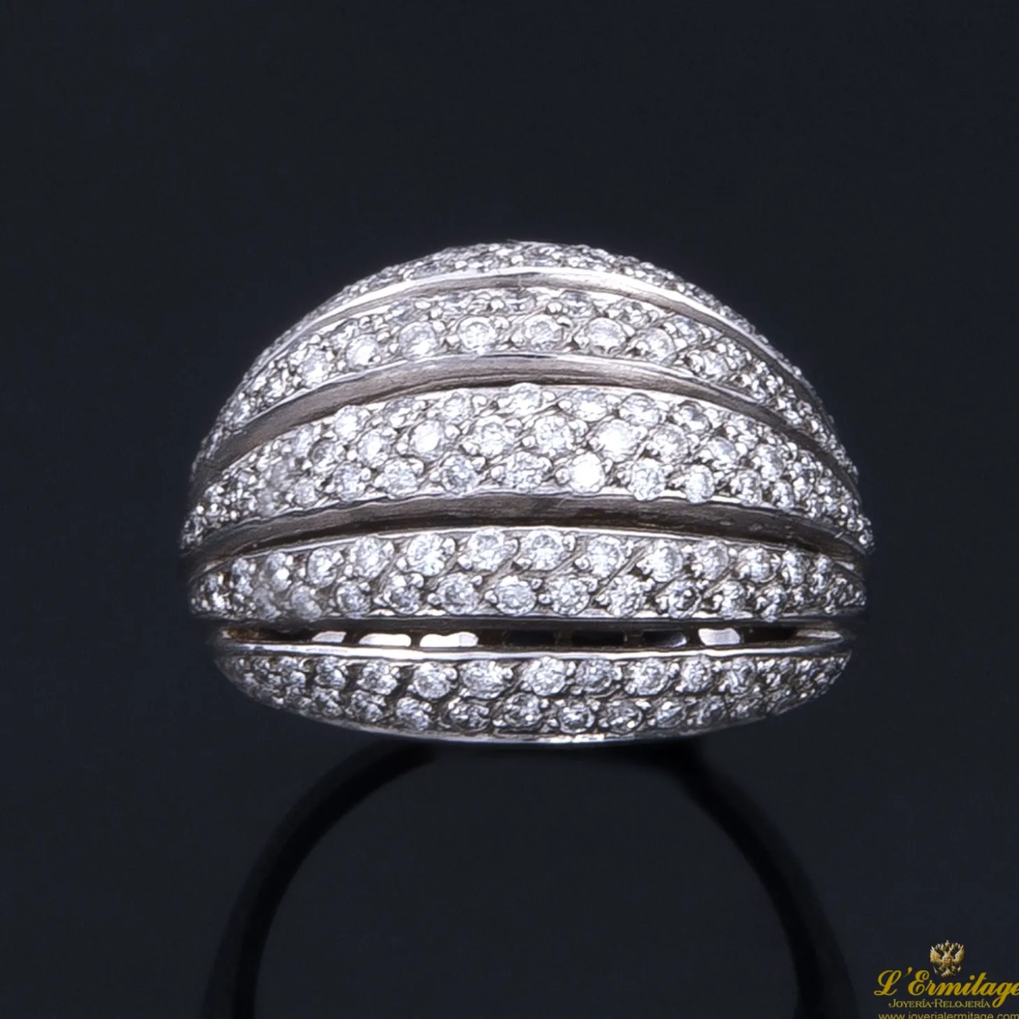 ANILLOS / SORTIJAS Anillo oro blanco y diamantes.