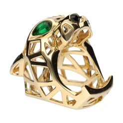 ANILLOS / SORTIJAS Anillo panthère de cartier en oro amarillo. Talla 55.