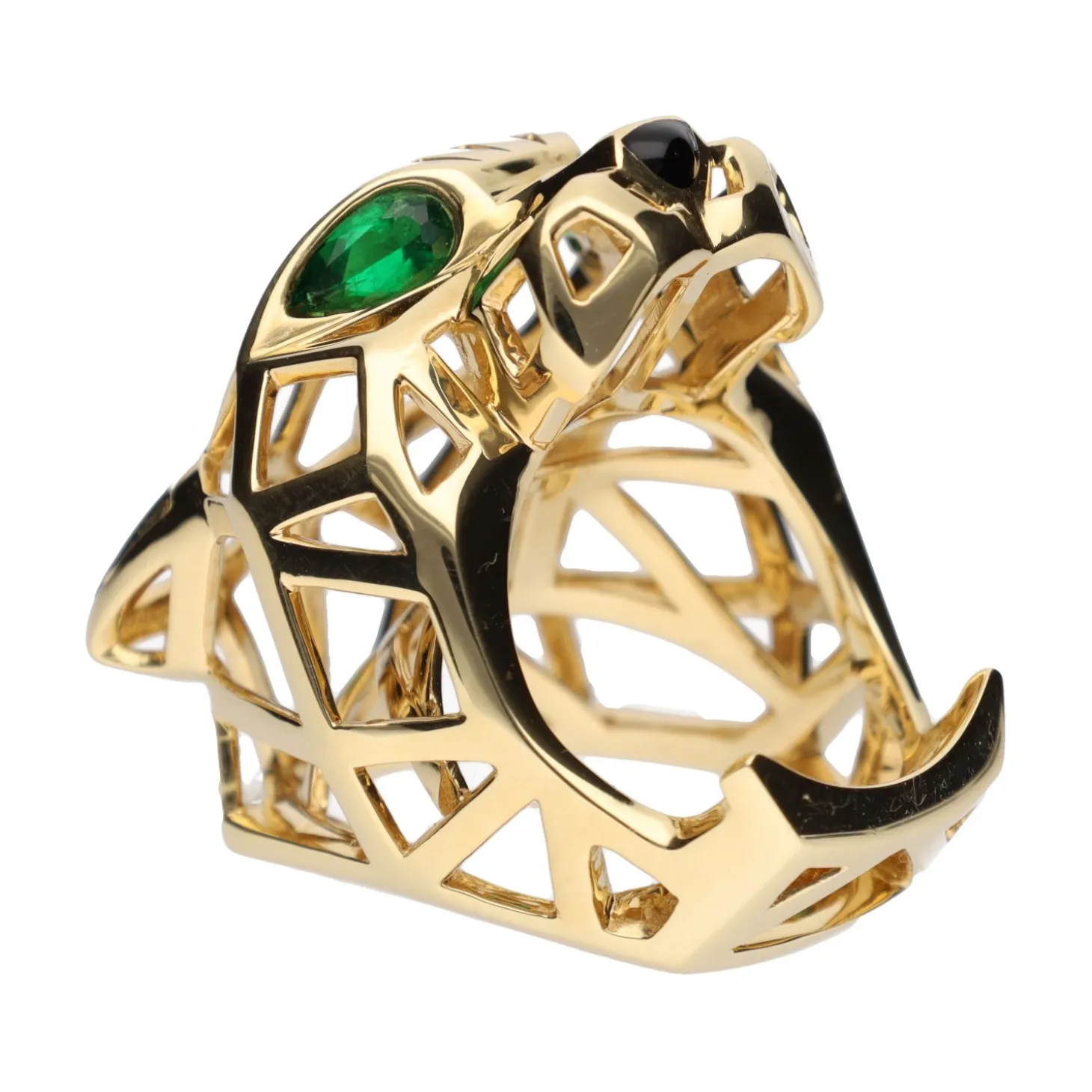 ANILLOS / SORTIJAS Anillo panthère de cartier en oro amarillo. Talla 55.