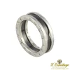 ANILLOS / SORTIJAS Anillo save the children de una banda en plata de ley con cerámica negra. Talla nº: 17.