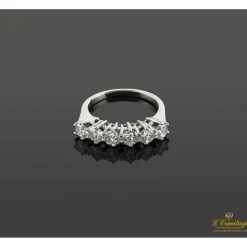 ANILLOS / SORTIJAS Cintillo oro blanco y diamantes