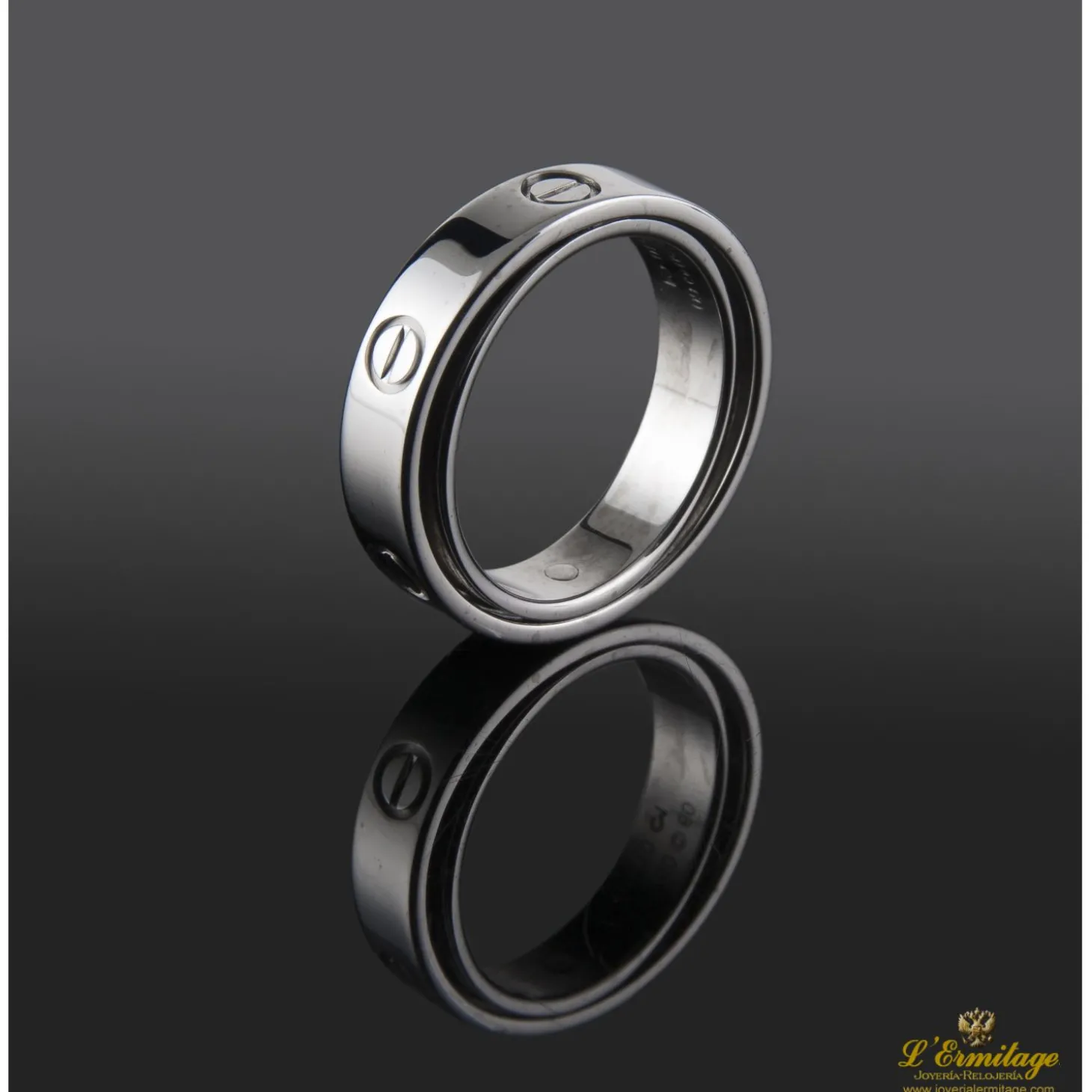 ANILLOS / SORTIJAS Love oro blanco.