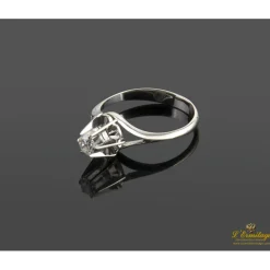 ANILLOS / SORTIJAS Solitario en oro blanco con brillante