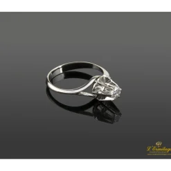ANILLOS / SORTIJAS Solitario en oro blanco con brillante