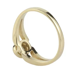 ANILLOS / SORTIJAS Solitario oro amarillo color h, pureza si1 y peso 0,35 cts.