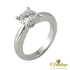 ANILLOS / SORTIJAS Solitario oro blanco color f, pureza vs1 y peso 1,23 cts.