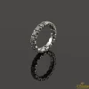 ANILLOS / SORTIJAS Sortija alianza catalana oro blanco y diamantes. Talla nº 5.