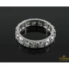 ANILLOS / SORTIJAS Sortija alianza catalana oro blanco y diamantes. Talla nº 7.