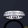 ANILLOS / SORTIJAS Sortija alianza catalana oro blanco y diamantes. Talla nº 12.