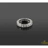 ANILLOS / SORTIJAS Sortija alianza catalana oro blanco y diamantes. Talla nº: 11.