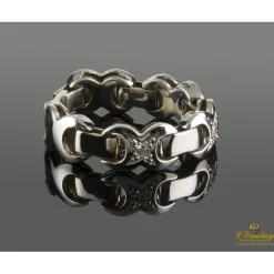 ANILLOS / SORTIJAS Sortija articulada oro blanco y diamantes