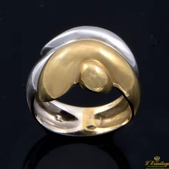 ANILLOS / SORTIJAS Sortija bombe en oro blanco y amarillo