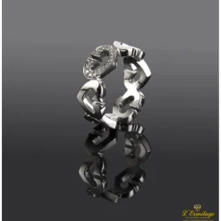 ANILLOS / SORTIJAS Sortija cartier oro blanco y diamantes