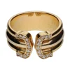 ANILLOS / SORTIJAS Sortija c de cartier en oro amarillo y oro blanco con brillantes. Talla 53.