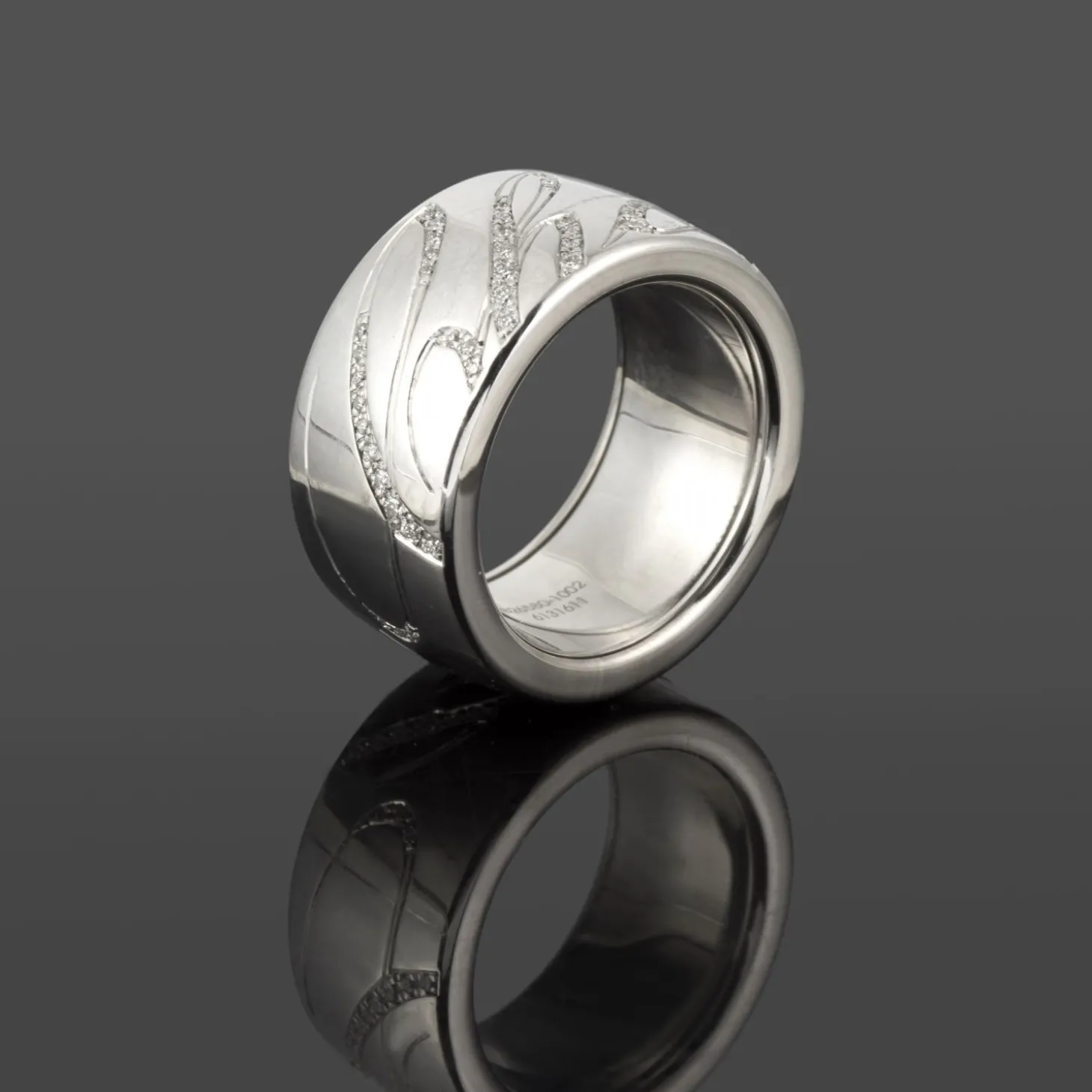 ANILLOS / SORTIJAS Sortija chopard chopardissimo oro blanco y diamantes. Talla nº: 12.