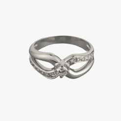 ANILLOS / SORTIJAS Sortija en oro blanco con brillantes
