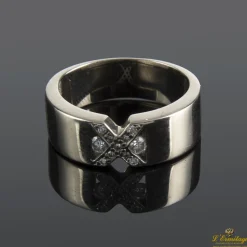 ANILLOS / SORTIJAS Sortija en oro blanco con brillantes