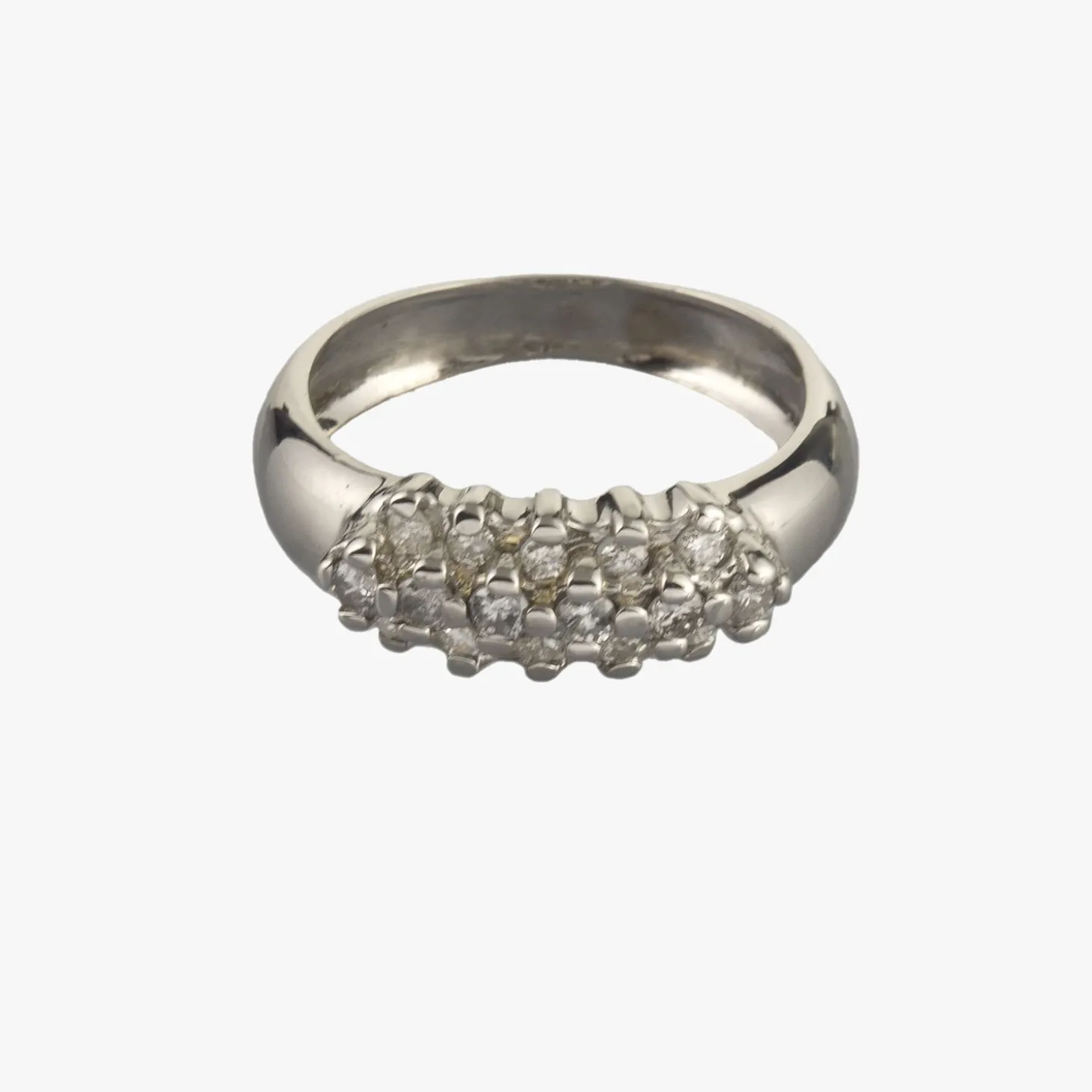 ANILLOS / SORTIJAS Sortija en oro blanco con brillantes