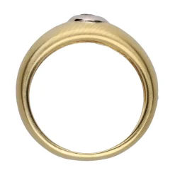 ANILLOS / SORTIJAS Sortija en oro amarillo con un zafiro. Talla 11.