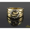 ANILLOS / SORTIJAS Sortija en oro amarillo y oro blanco con brillantes