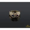 ANILLOS / SORTIJAS Sortija en oro amarillo con rubí, zafiro y brillantes.