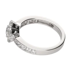 ANILLOS / SORTIJAS Sortija en oro blanco con brillantes. Talla 13.