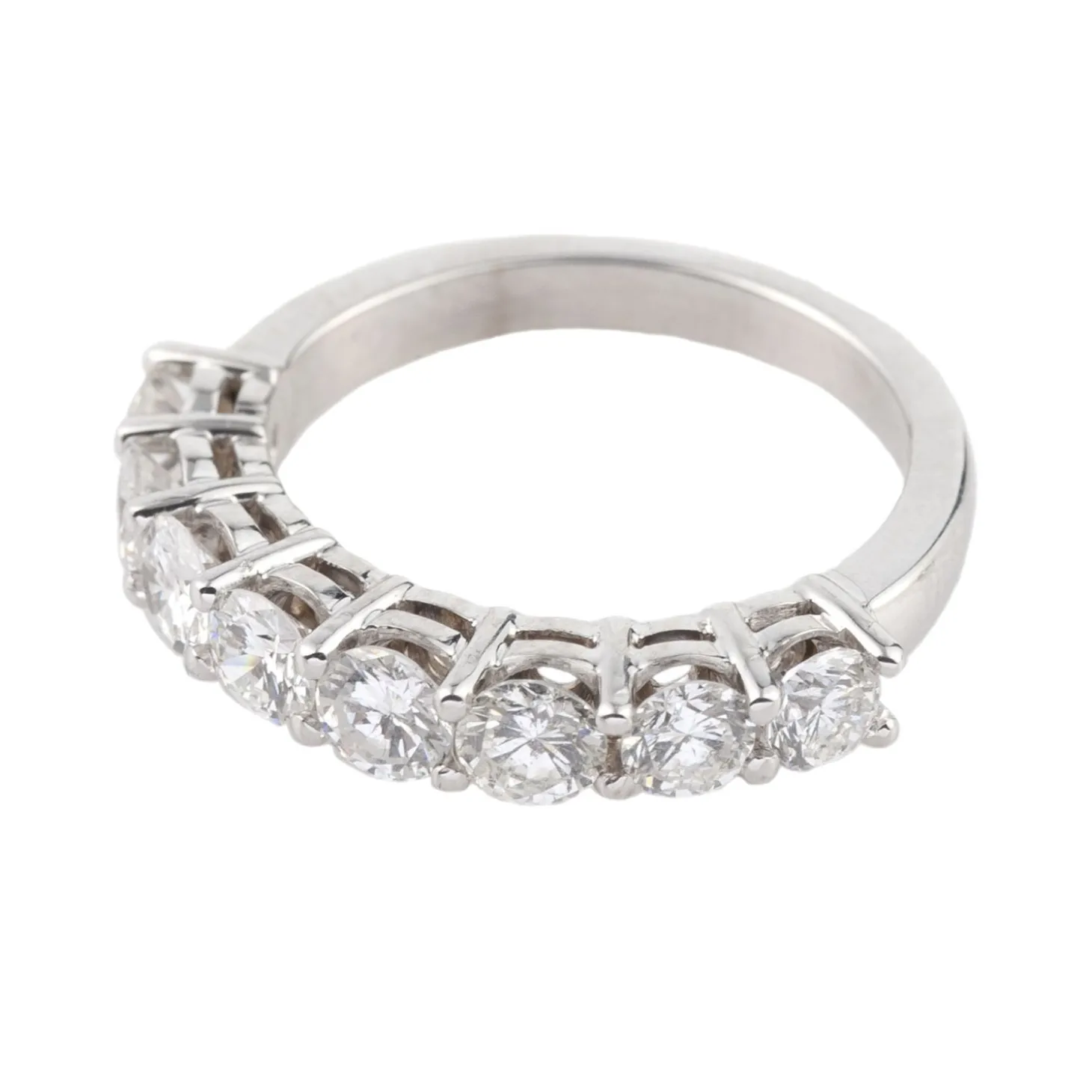ANILLOS / SORTIJAS Sortija en oro blanco con brillantes.