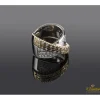 ANILLOS / SORTIJAS Sortija lazo oro amarillo blanco y diamantes. Talla nº 16