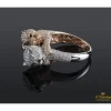 ANILLOS / SORTIJAS Sortija leopardos oro blanco y oro rosa con cuajado de diamantes.