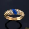 ANILLOS / SORTIJAS Sortija oro amarillo esmalte y diamantes