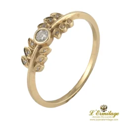 ANILLOS / SORTIJAS Sortija oro rosa y diamantes tous. Talla nº: 15