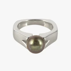 ANILLOS / SORTIJAS Sortija oro blanco 14k con perla.