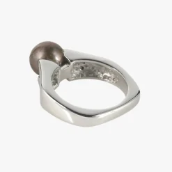 ANILLOS / SORTIJAS Sortija oro blanco 14k con perla.
