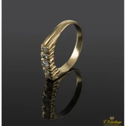 ANILLOS / SORTIJAS Sortija oro amarillo y diamantes cinquillo