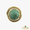 ANILLOS / SORTIJAS Sortija oro amarillo y turquesa