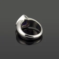 ANILLOS / SORTIJAS Sortija oro blanco amatista talla corazón