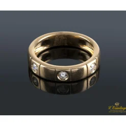 ANILLOS / SORTIJAS Sortija oro amarillo y tres diamantes