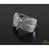 ANILLOS / SORTIJAS Sortija oro blanco y diamantes. Talla nº14.