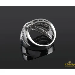 ANILLOS / SORTIJAS Sortija oro blanco y diamantes. Talla nº14.