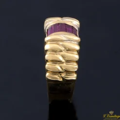 ANILLOS / SORTIJAS Sortija oro amarillo y rubíes